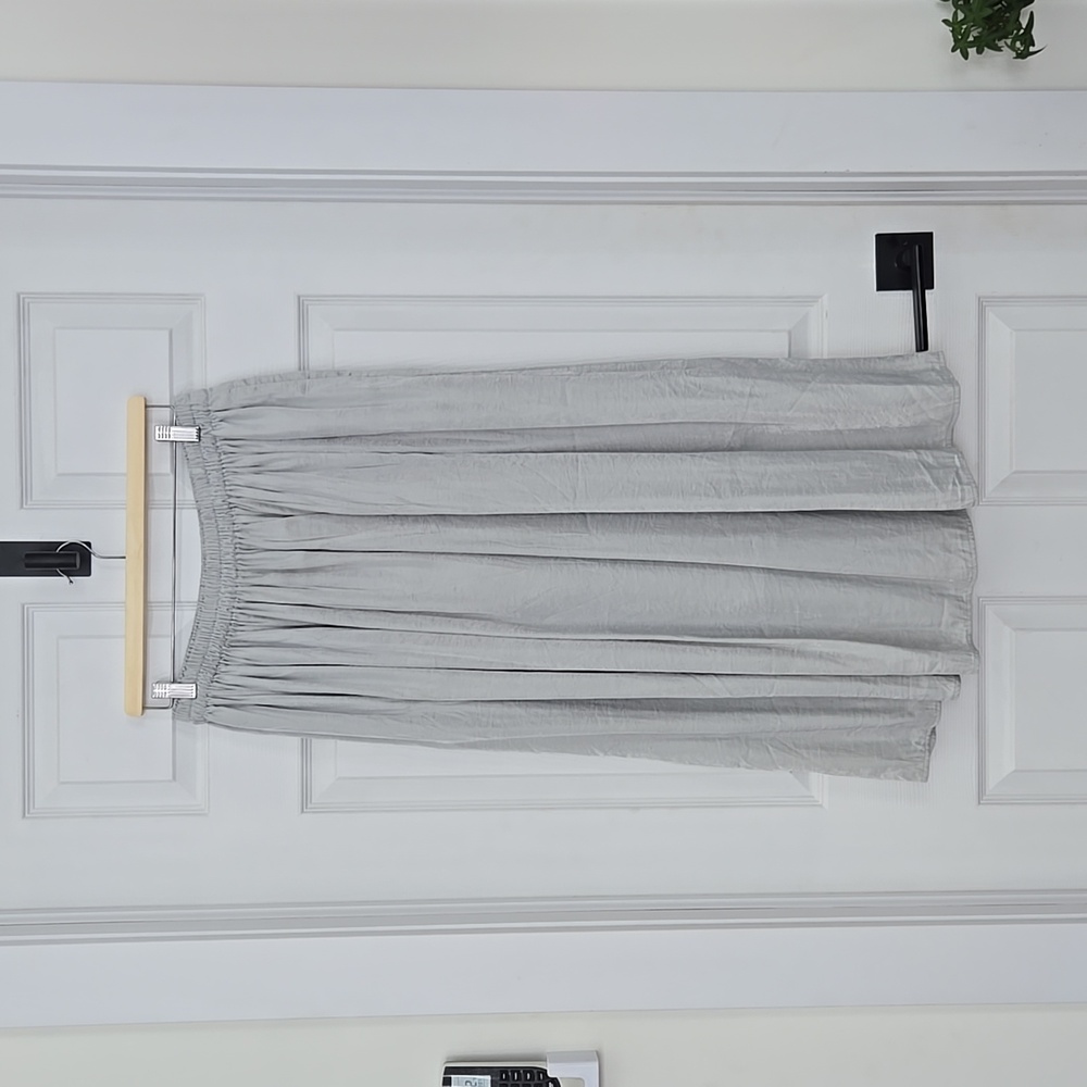 UNIQLO Drape Gathered Long Skirt